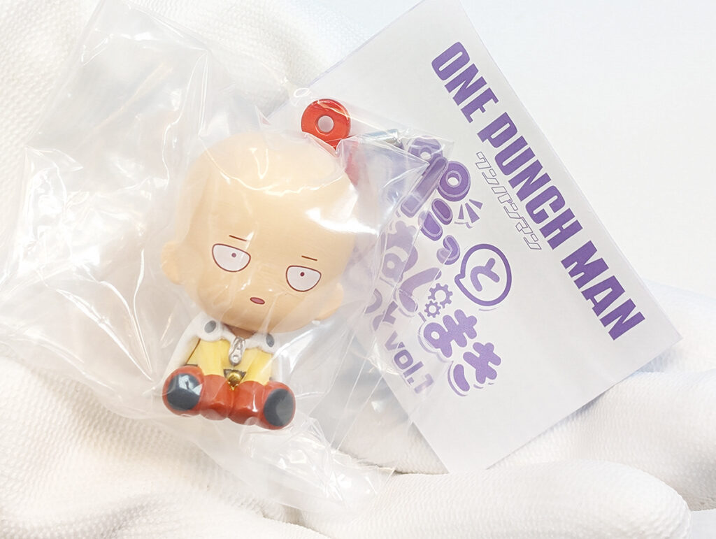 サイタマ 【ワンパンマン ぺたっとねじまきますこっとvol.1 ブシロードクリエイティブ ONE PUNCH MAN キャラクター アニメ グッズ  フィギュア 第1弾 ガチャガチャ カプセルトイ】の実物写真紹介です。 かわいい写真たち フォトレビュー