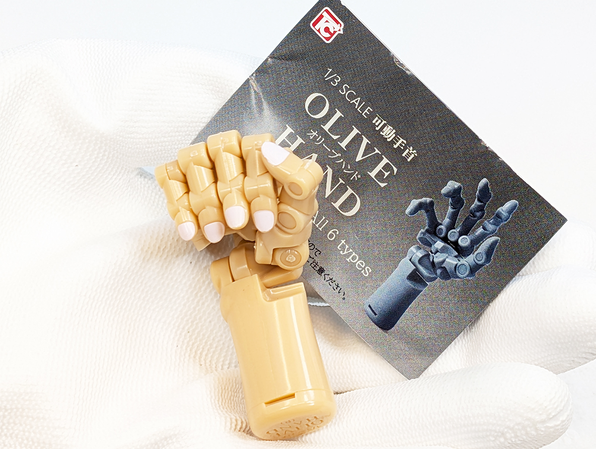 バラ売り「可動手首 オリーブハンド」OLIVE HAND 1/3 SCALE Amazon | 1/3 スケール 可動手首 オリーブハンド [全6種セット