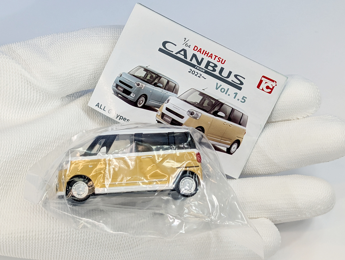 1/64 DAIHATSU ムーヴ キャンバス 2022 Vol.1.5 トイズキャビン 【全6