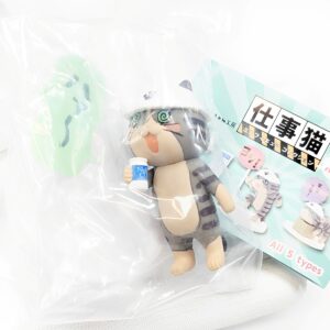 商品名 : 仕事猫ミニフィギュアコレクションキジトラバージョン
