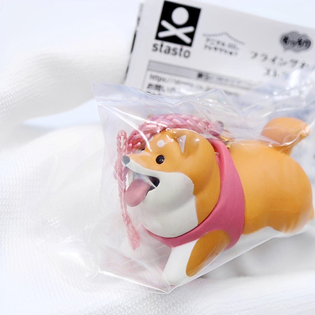 商品名 : もっちり フライングわんこストラップ