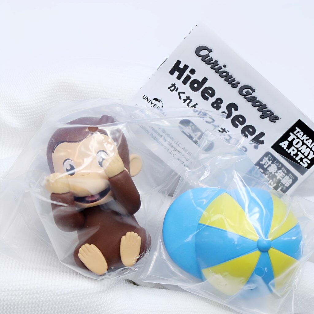 商品名 : おさるのジョージ Hide＆Seek かくれんぼフィギュア2
