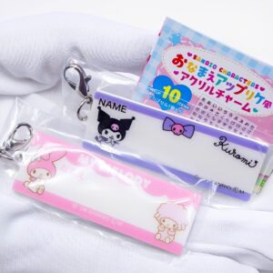 商品名 : サンリオキャラクターズ おなまえアップリケ風アクリルチャーム