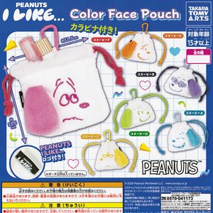 商品名 : PEANUTS I LIKE... Color Face Pouch（カラーフェイスポーチ）