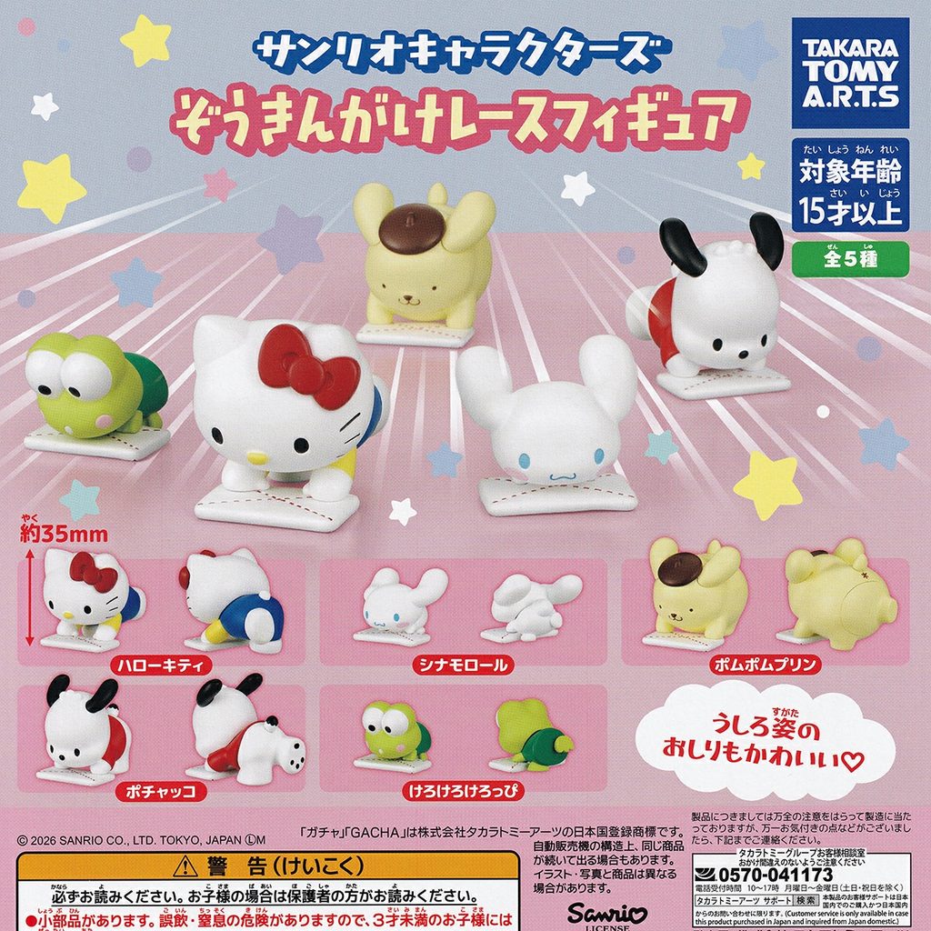 商品名 : サンリオキャラクターズ ぞうきんがけレースフィギュア